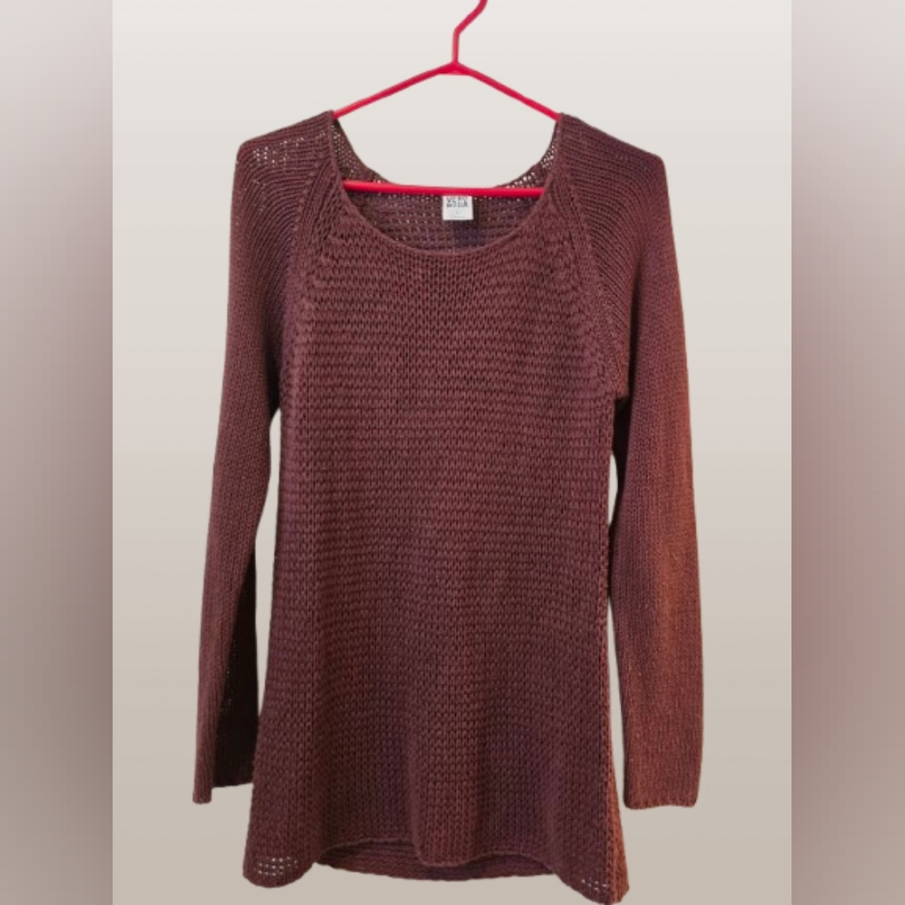 Red-brown Knit Vero Moda Sweater